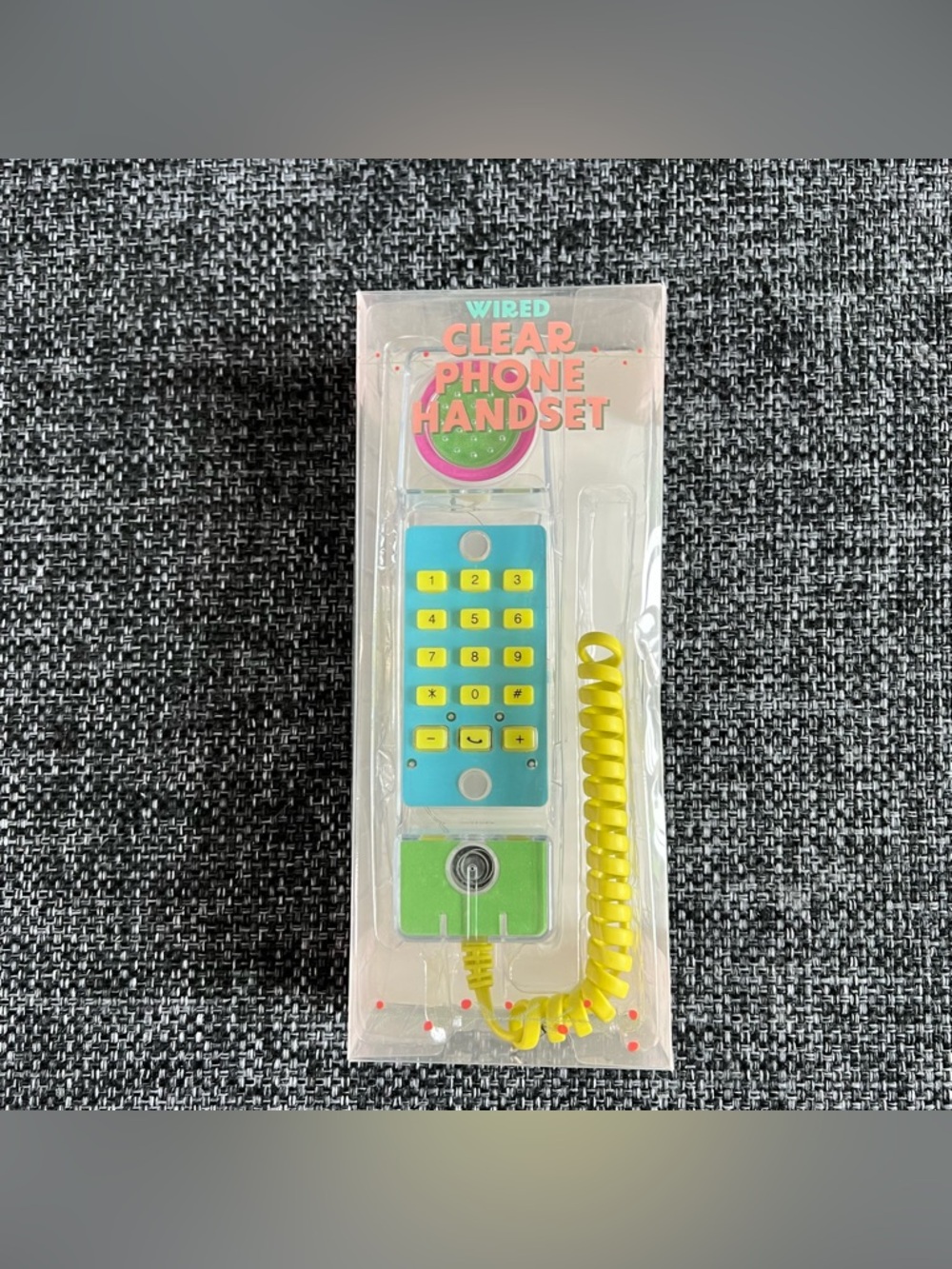NIB Wired Clear Phone Handset